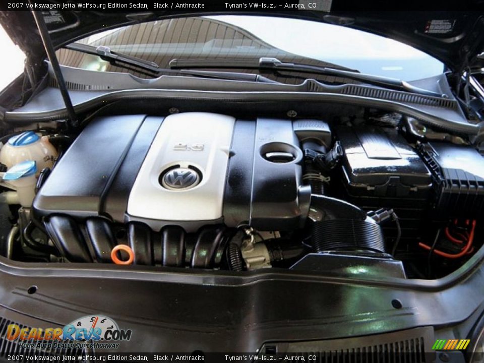 2007 Volkswagen Jetta Wolfsburg Edition Sedan Black / Anthracite Photo #17