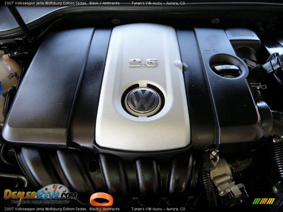 2007 Volkswagen Jetta Wolfsburg Edition Sedan Black / Anthracite Photo #18