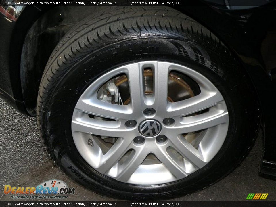 2007 Volkswagen Jetta Wolfsburg Edition Sedan Black / Anthracite Photo #20