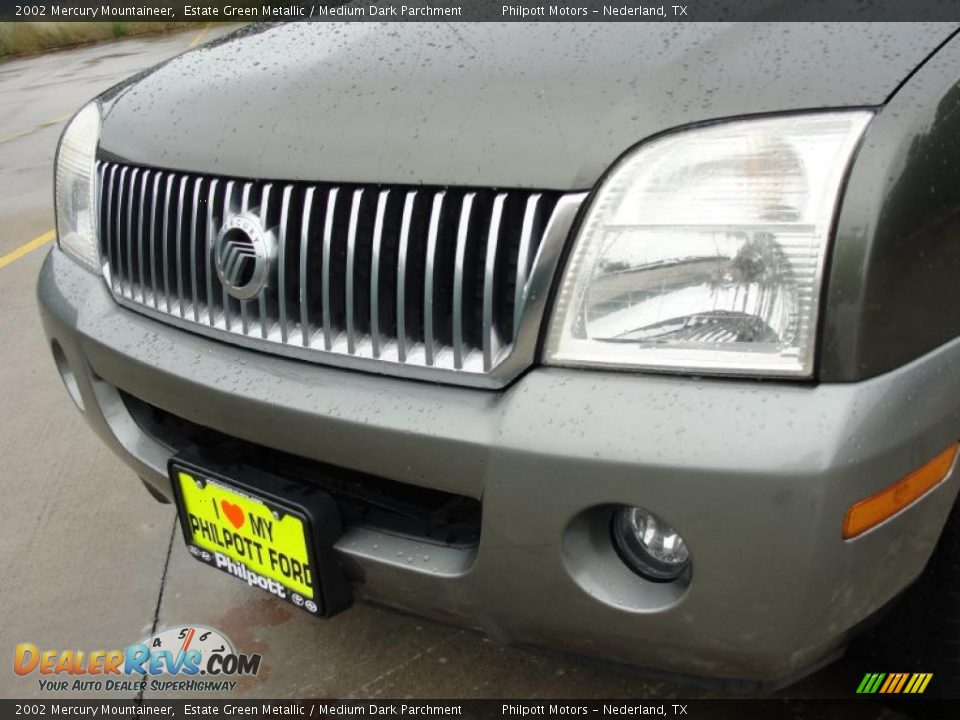 2002 Mercury Mountaineer Estate Green Metallic / Medium Dark Parchment Photo #12