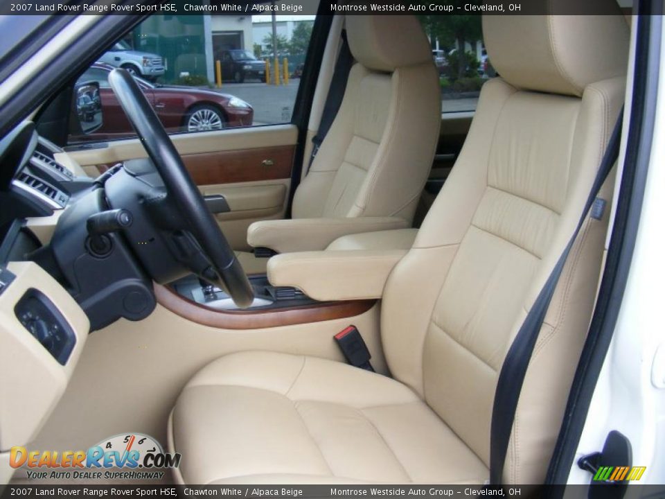 2007 Land Rover Range Rover Sport HSE Chawton White / Alpaca Beige Photo #9