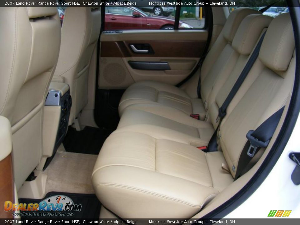 2007 Land Rover Range Rover Sport HSE Chawton White / Alpaca Beige Photo #11