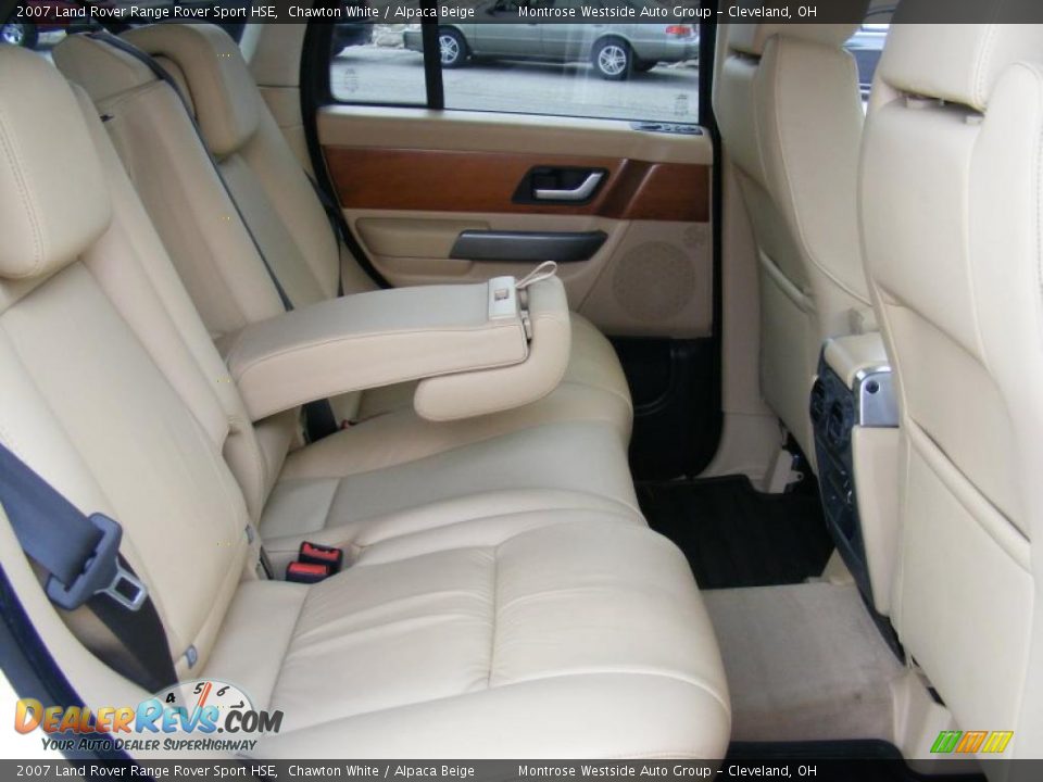 2007 Land Rover Range Rover Sport HSE Chawton White / Alpaca Beige Photo #12