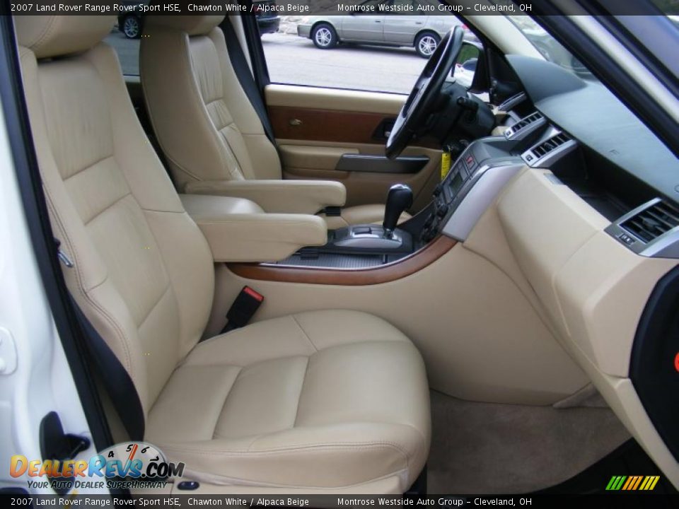 2007 Land Rover Range Rover Sport HSE Chawton White / Alpaca Beige Photo #13