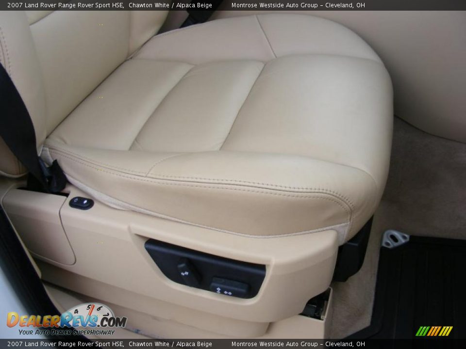 2007 Land Rover Range Rover Sport HSE Chawton White / Alpaca Beige Photo #14