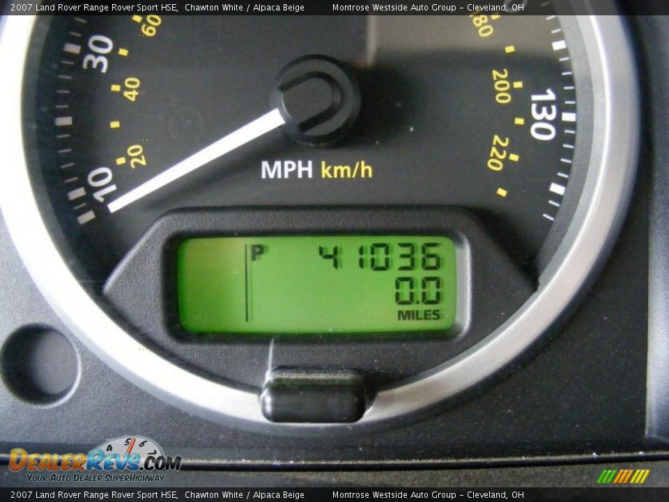 2007 Land Rover Range Rover Sport HSE Chawton White / Alpaca Beige Photo #18