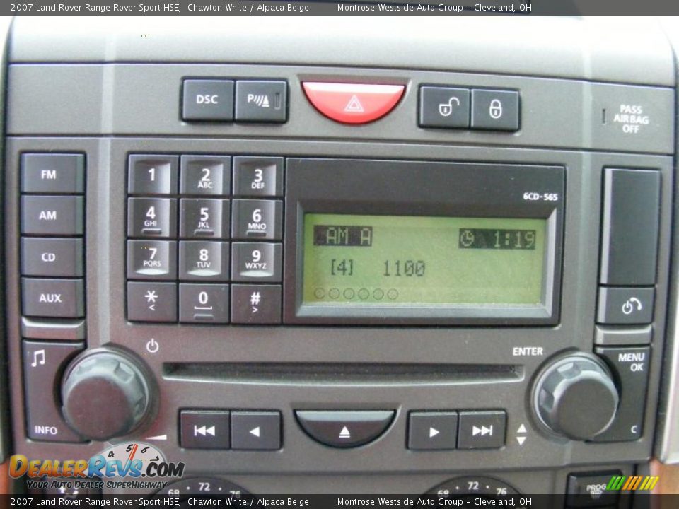 2007 Land Rover Range Rover Sport HSE Chawton White / Alpaca Beige Photo #21