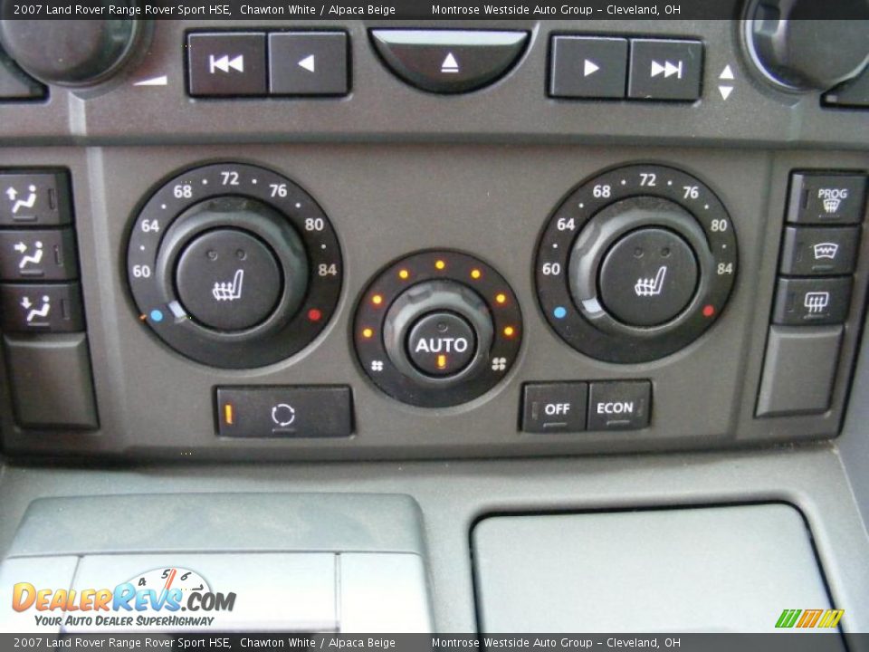 2007 Land Rover Range Rover Sport HSE Chawton White / Alpaca Beige Photo #22