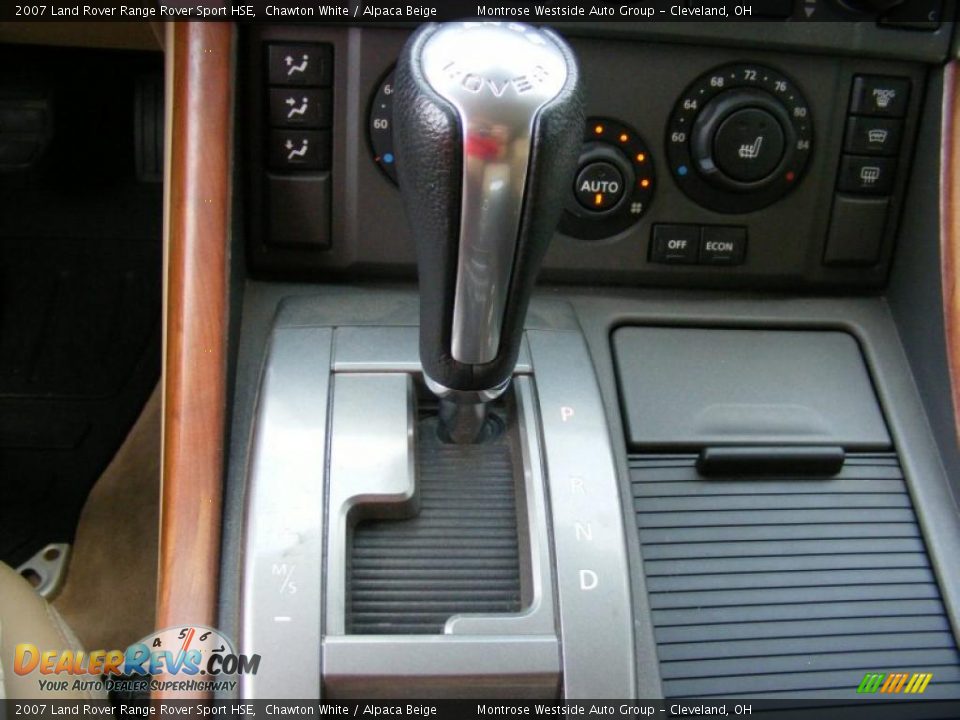 2007 Land Rover Range Rover Sport HSE Chawton White / Alpaca Beige Photo #24