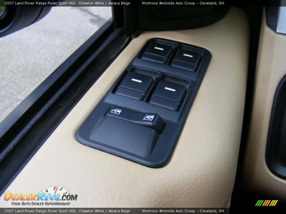 2007 Land Rover Range Rover Sport HSE Chawton White / Alpaca Beige Photo #25