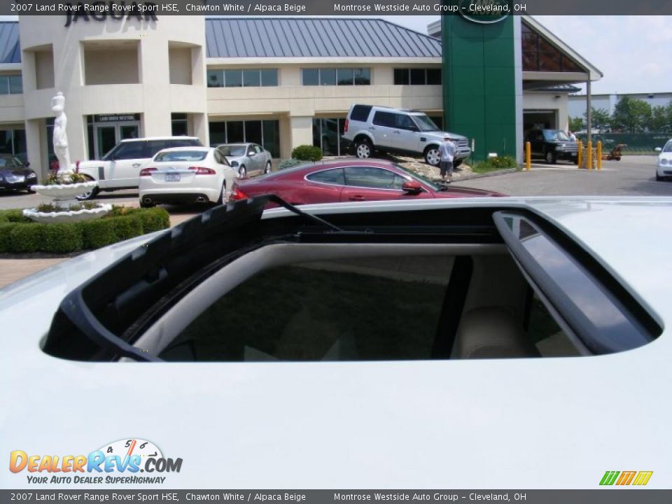 2007 Land Rover Range Rover Sport HSE Chawton White / Alpaca Beige Photo #27