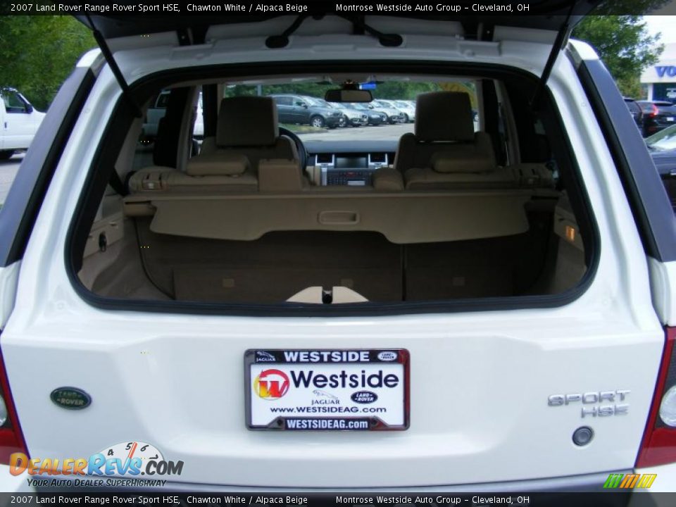 2007 Land Rover Range Rover Sport HSE Chawton White / Alpaca Beige Photo #28