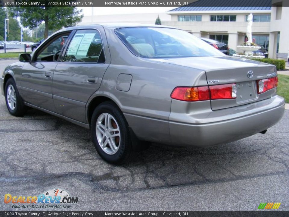 2000 Toyota Camry LE Antique Sage Pearl / Gray Photo #3