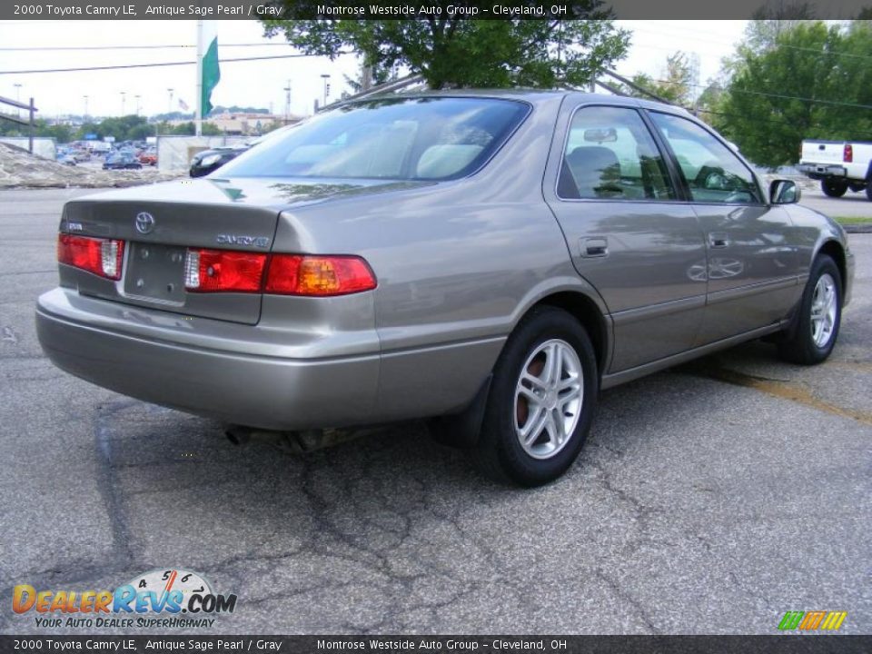 2000 Toyota Camry LE Antique Sage Pearl / Gray Photo #5