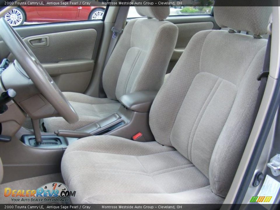 2000 Toyota Camry LE Antique Sage Pearl / Gray Photo #9