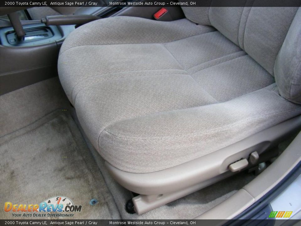 2000 Toyota Camry LE Antique Sage Pearl / Gray Photo #10