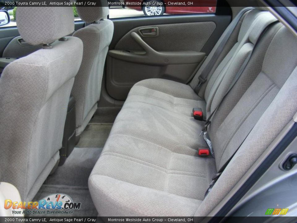 2000 Toyota Camry LE Antique Sage Pearl / Gray Photo #11