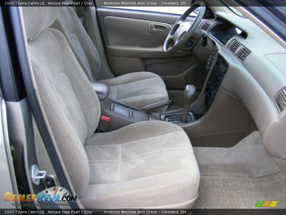2000 Toyota Camry LE Antique Sage Pearl / Gray Photo #13