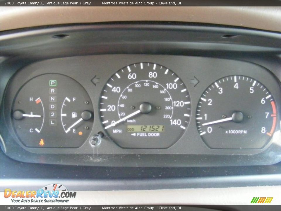2000 Toyota Camry LE Antique Sage Pearl / Gray Photo #17