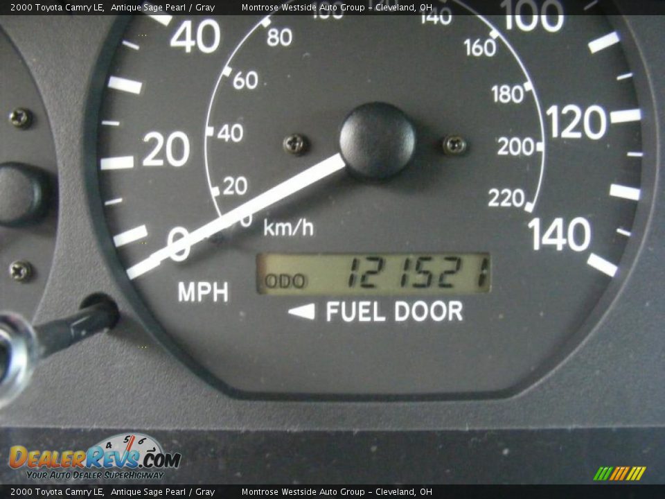 2000 Toyota Camry LE Antique Sage Pearl / Gray Photo #18