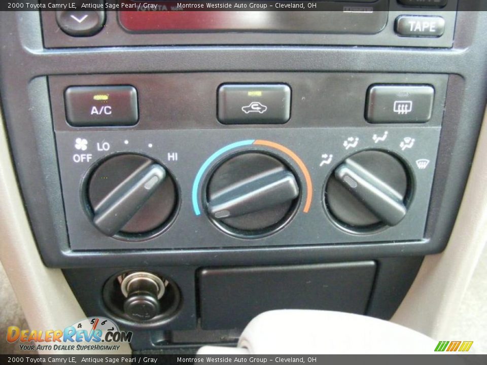 2000 Toyota Camry LE Antique Sage Pearl / Gray Photo #21