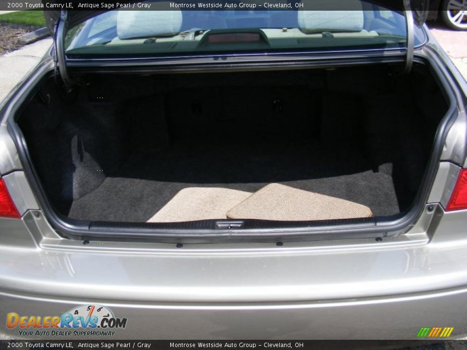 2000 Toyota Camry LE Antique Sage Pearl / Gray Photo #25