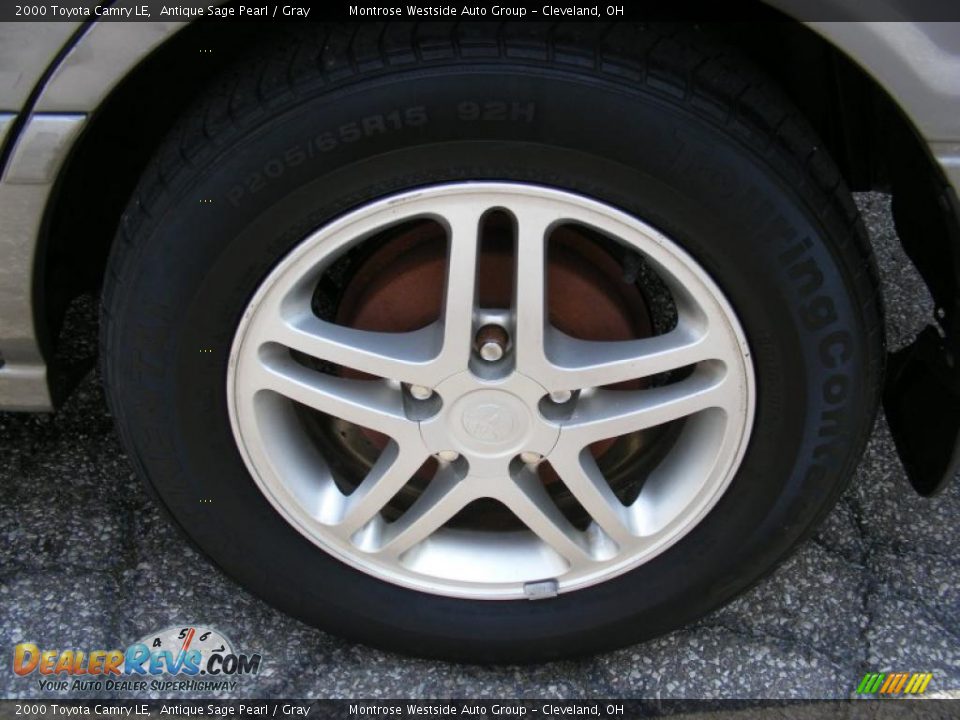 2000 Toyota Camry LE Antique Sage Pearl / Gray Photo #26