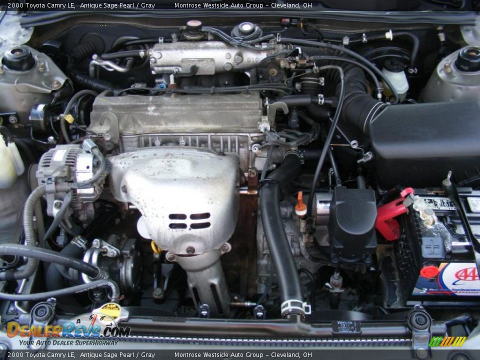 2000 Toyota Camry LE Antique Sage Pearl / Gray Photo #28