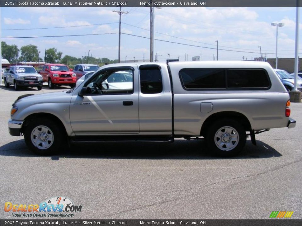 2003 Toyota Tacoma Xtracab Lunar Mist Silver Metallic / Charcoal Photo #6