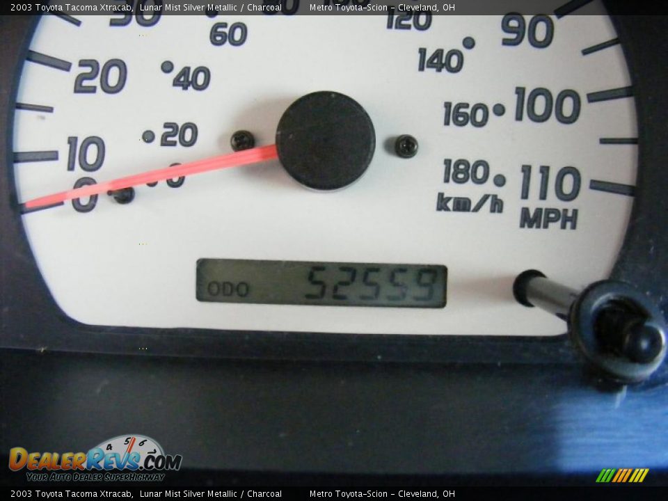 2003 Toyota Tacoma Xtracab Lunar Mist Silver Metallic / Charcoal Photo #18