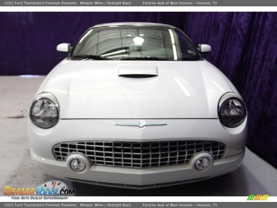 2002 Ford Thunderbird Premium Roadster Whisper White / Midnight Black Photo #2