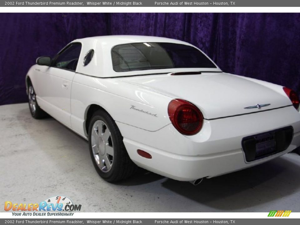 2002 Ford Thunderbird Premium Roadster Whisper White / Midnight Black Photo #4