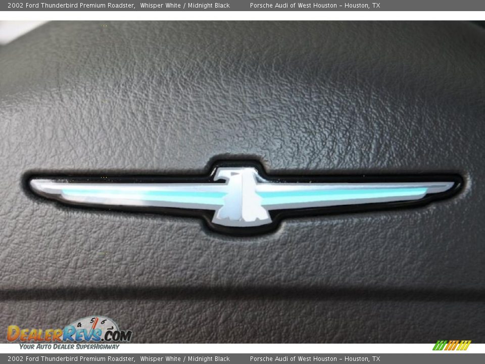 2002 Ford Thunderbird Premium Roadster Whisper White / Midnight Black Photo #10