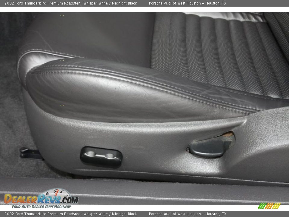 2002 Ford Thunderbird Premium Roadster Whisper White / Midnight Black Photo #12