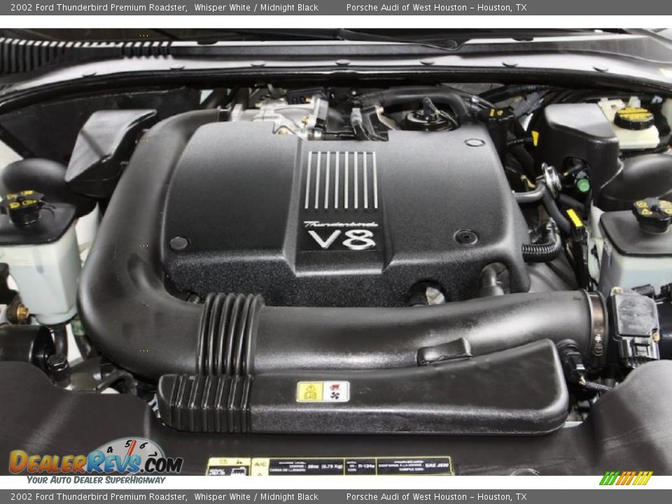 2002 Ford Thunderbird Premium Roadster Whisper White / Midnight Black Photo #18