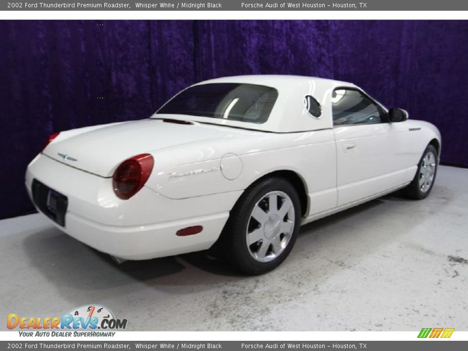 2002 Ford Thunderbird Premium Roadster Whisper White / Midnight Black Photo #19
