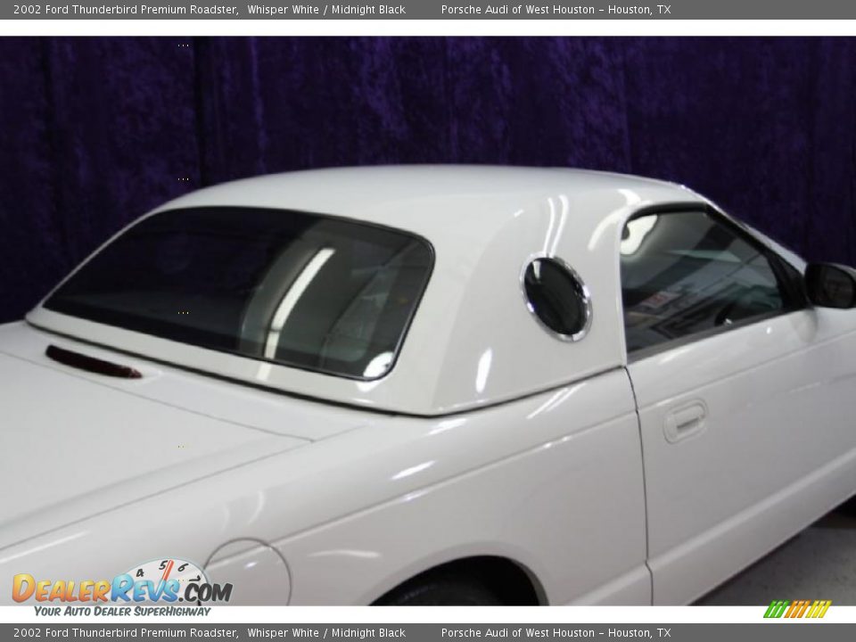 2002 Ford Thunderbird Premium Roadster Whisper White / Midnight Black Photo #20