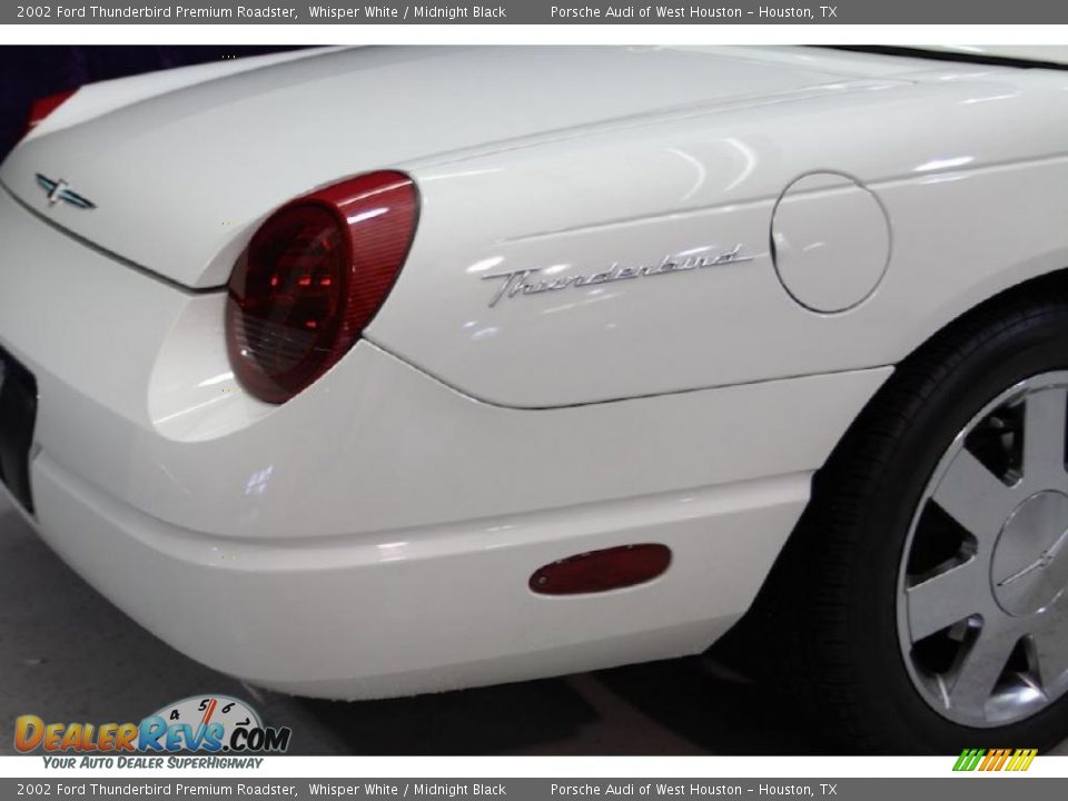 2002 Ford Thunderbird Premium Roadster Whisper White / Midnight Black Photo #21