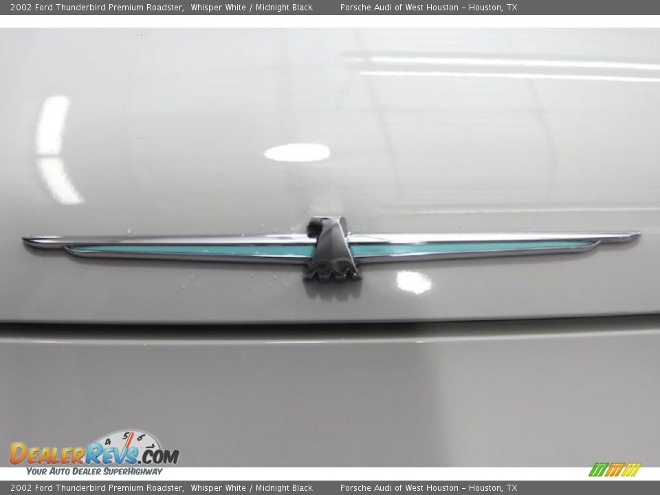 2002 Ford Thunderbird Premium Roadster Whisper White / Midnight Black Photo #22