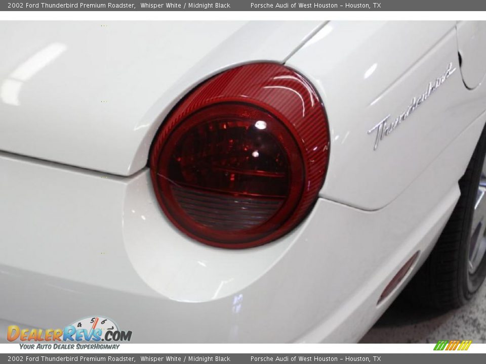 2002 Ford Thunderbird Premium Roadster Whisper White / Midnight Black Photo #23