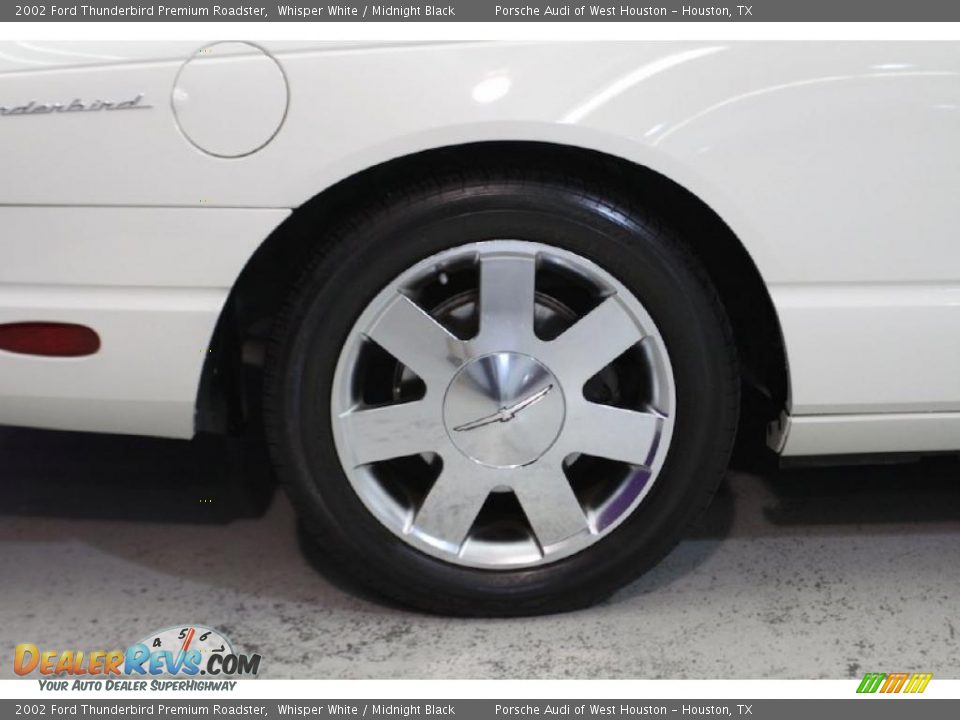 2002 Ford Thunderbird Premium Roadster Whisper White / Midnight Black Photo #25