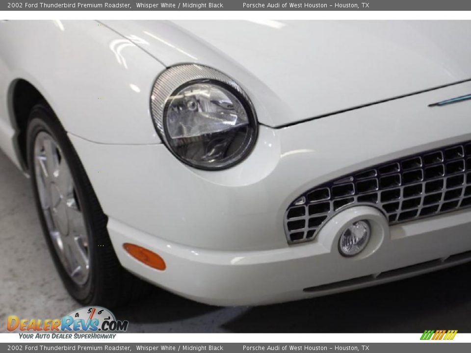 2002 Ford Thunderbird Premium Roadster Whisper White / Midnight Black Photo #27