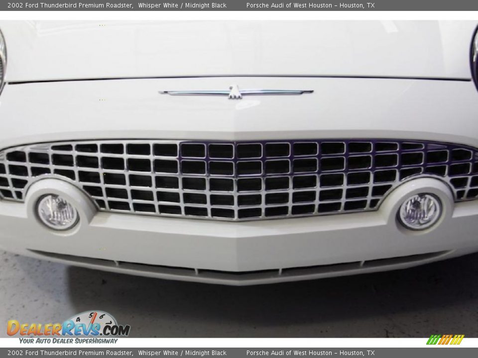 2002 Ford Thunderbird Premium Roadster Whisper White / Midnight Black Photo #29