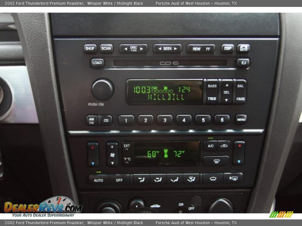 2002 Ford Thunderbird Premium Roadster Whisper White / Midnight Black Photo #33