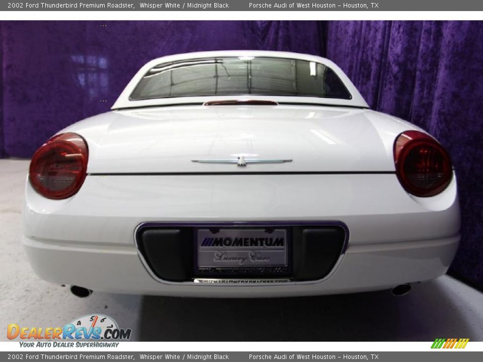 2002 Ford Thunderbird Premium Roadster Whisper White / Midnight Black Photo #34