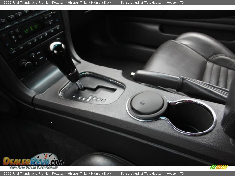 2002 Ford Thunderbird Premium Roadster Whisper White / Midnight Black Photo #35