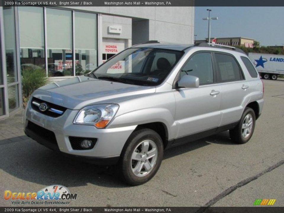 2009 Kia Sportage LX V6 4x4 Bright Silver / Black Photo #2