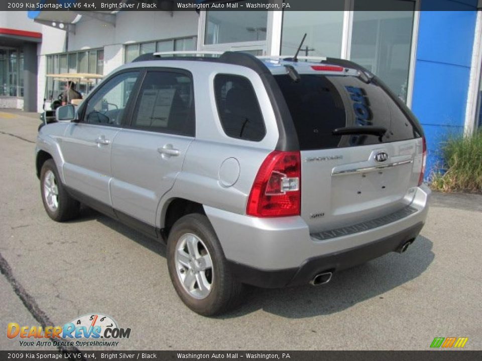 2009 Kia Sportage LX V6 4x4 Bright Silver / Black Photo #5