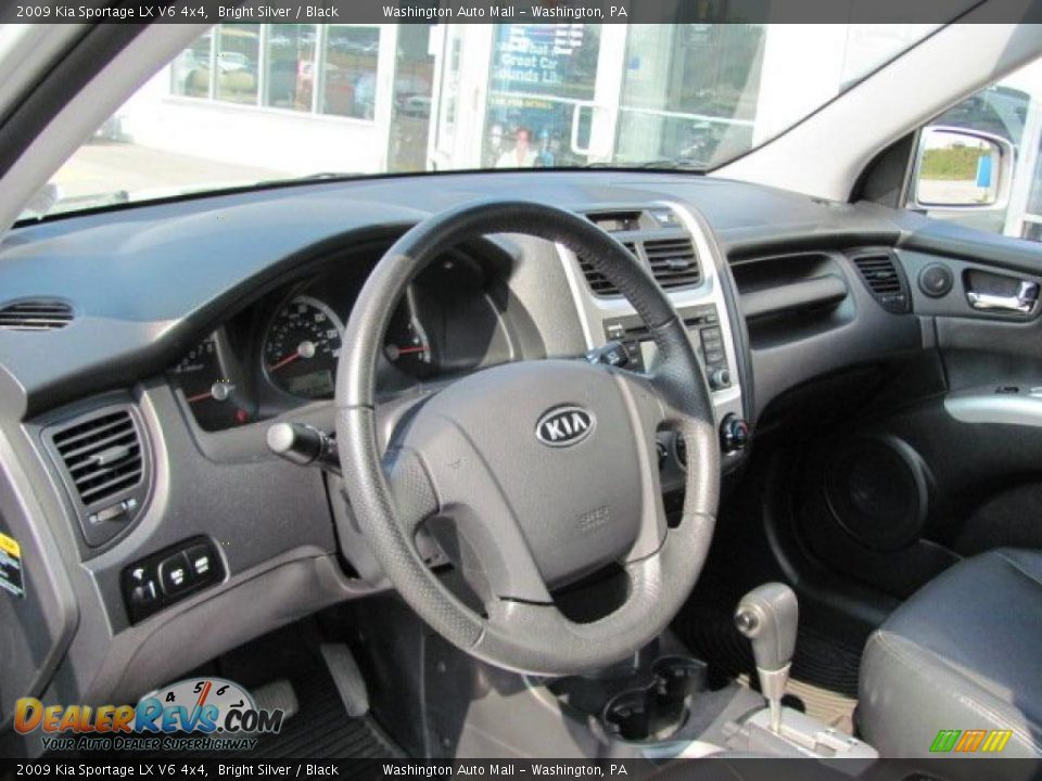 2009 Kia Sportage LX V6 4x4 Bright Silver / Black Photo #11