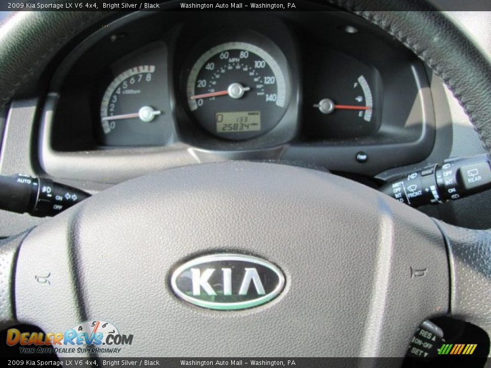2009 Kia Sportage LX V6 4x4 Bright Silver / Black Photo #16